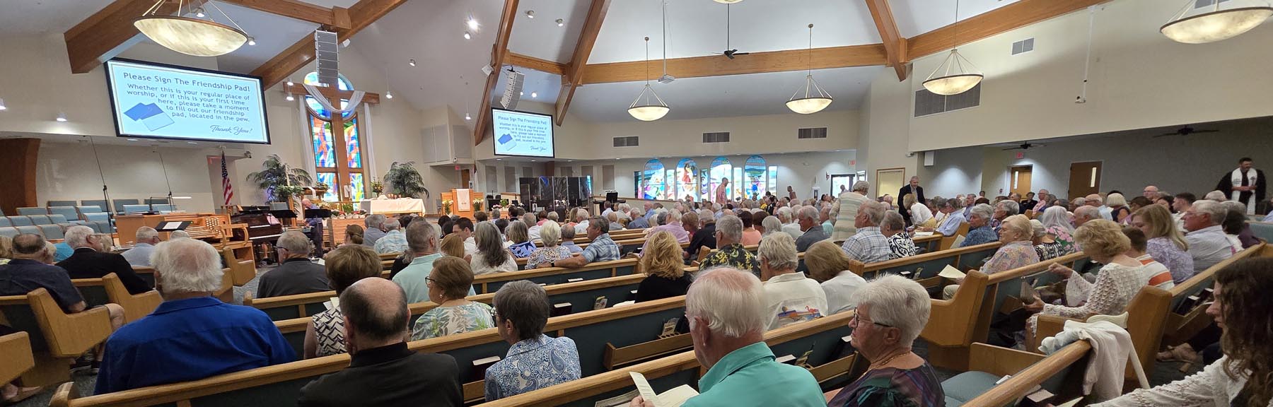 Sanctuary during service